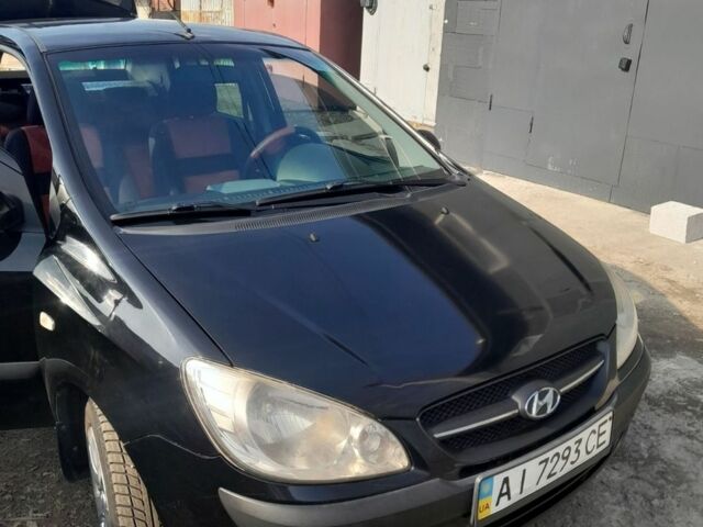 Чорний Хендай Гетц, об'ємом двигуна 1.6 л та пробігом 260 тис. км за 4200 $, фото 1 на Automoto.ua