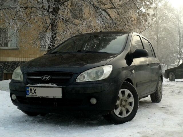Черный Хендай Гетц, объемом двигателя 1.4 л и пробегом 210 тыс. км за 5500 $, фото 1 на Automoto.ua