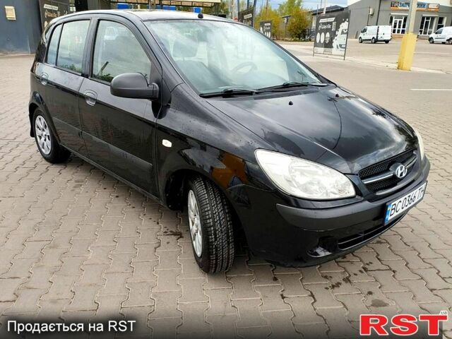 Черный Хендай Гетц, объемом двигателя 1.1 л и пробегом 207 тыс. км за 3600 $, фото 1 на Automoto.ua
