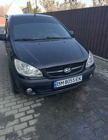 Черный Хендай Гетц, объемом двигателя 1.4 л и пробегом 155 тыс. км за 3800 $, фото 1 на Automoto.ua