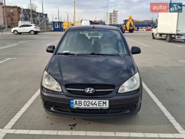 Черный Хендай Гетц, объемом двигателя 1.09 л и пробегом 188 тыс. км за 3500 $, фото 1 на Automoto.ua
