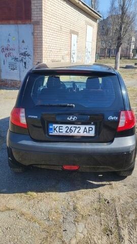 Черный Хендай Гетц, объемом двигателя 1.4 л и пробегом 136 тыс. км за 6700 $, фото 1 на Automoto.ua