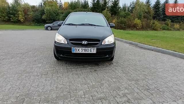 Чорний Хендай Гетц, об'ємом двигуна 1.09 л та пробігом 168 тис. км за 4600 $, фото 1 на Automoto.ua