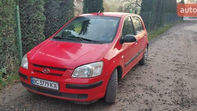 Красный Хендай Гетц, объемом двигателя 1.09 л и пробегом 241 тыс. км за 2900 $, фото 1 на Automoto.ua