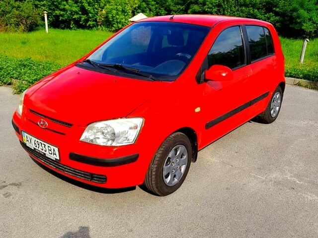 Красный Хендай Гетц, объемом двигателя 1.3 л и пробегом 157 тыс. км за 4000 $, фото 1 на Automoto.ua