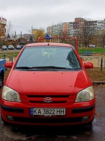 Красный Хендай Гетц, объемом двигателя 1.4 л и пробегом 193 тыс. км за 5500 $, фото 1 на Automoto.ua