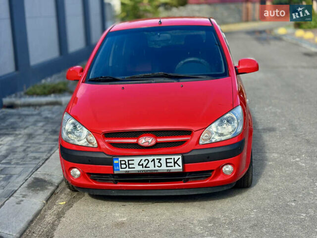 Красный Хендай Гетц, объемом двигателя 1.39 л и пробегом 144 тыс. км за 5899 $, фото 1 на Automoto.ua
