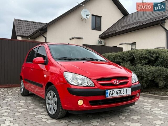 Красный Хендай Гетц, объемом двигателя 1.4 л и пробегом 199 тыс. км за 5800 $, фото 1 на Automoto.ua