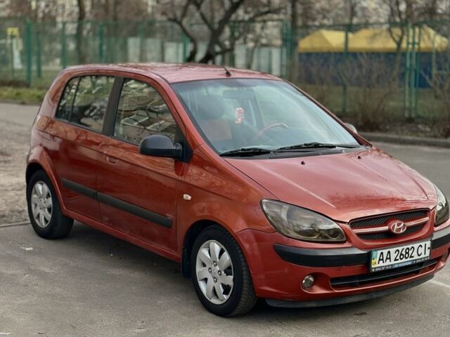 Красный Хендай Гетц, объемом двигателя 1.4 л и пробегом 154 тыс. км за 3150 $, фото 1 на Automoto.ua