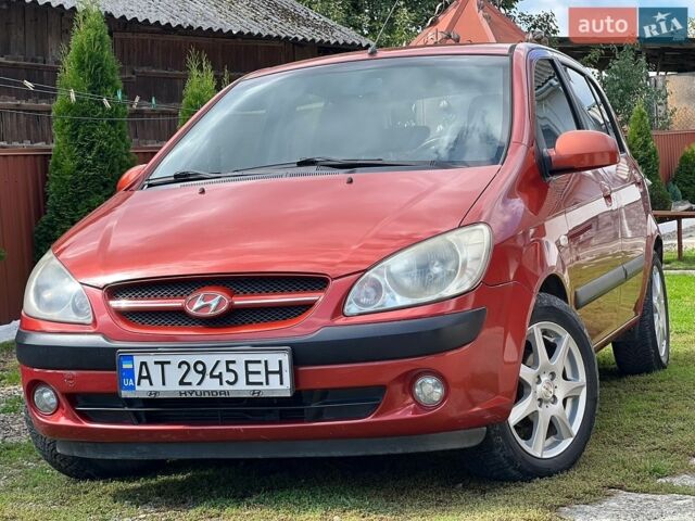 Красный Хендай Гетц, объемом двигателя 1.4 л и пробегом 180 тыс. км за 4399 $, фото 1 на Automoto.ua