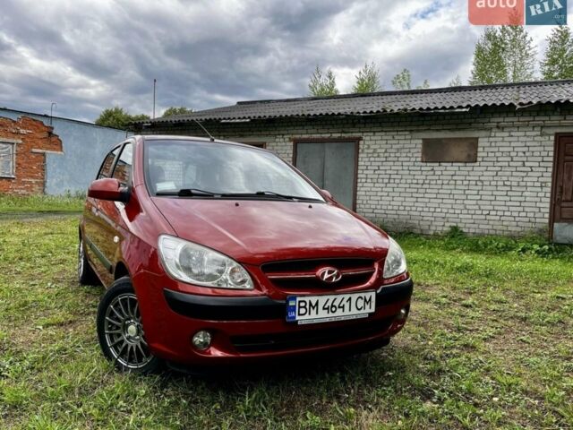 Красный Хендай Гетц, объемом двигателя 1.4 л и пробегом 102 тыс. км за 5300 $, фото 1 на Automoto.ua