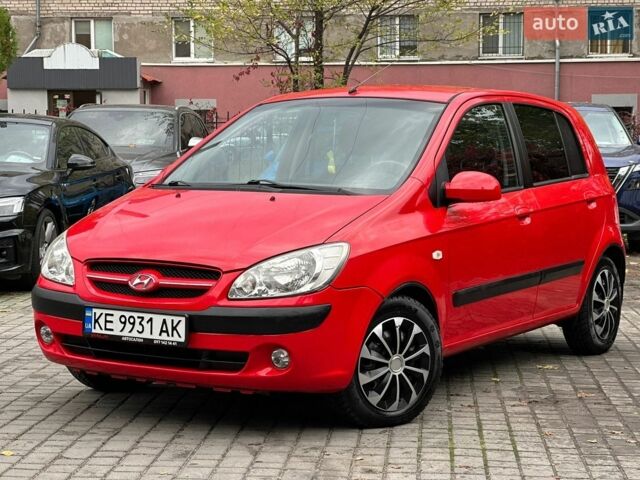 Червоний Хендай Гетц, об'ємом двигуна 1.4 л та пробігом 169 тис. км за 5800 $, фото 1 на Automoto.ua