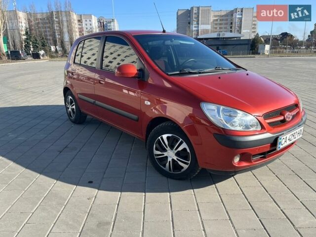 Красный Хендай Гетц, объемом двигателя 1.4 л и пробегом 155 тыс. км за 5750 $, фото 1 на Automoto.ua