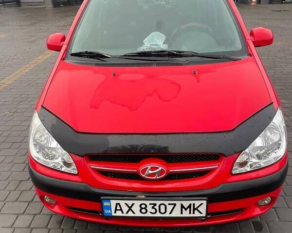 Красный Хендай Гетц, объемом двигателя 1.4 л и пробегом 240 тыс. км за 4350 $, фото 1 на Automoto.ua