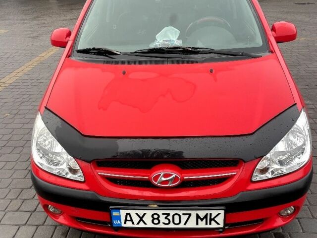 Красный Хендай Гетц, объемом двигателя 1.4 л и пробегом 240 тыс. км за 4350 $, фото 1 на Automoto.ua