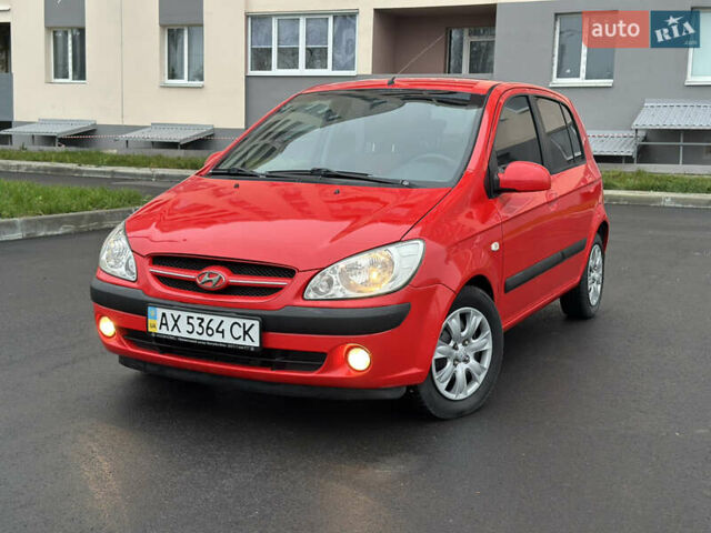 Красный Хендай Гетц, объемом двигателя 1.4 л и пробегом 162 тыс. км за 4999 $, фото 1 на Automoto.ua