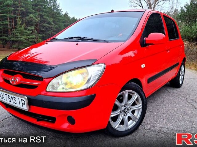 Червоний Хендай Гетц, об'ємом двигуна 1.4 л та пробігом 244 тис. км за 4450 $, фото 1 на Automoto.ua