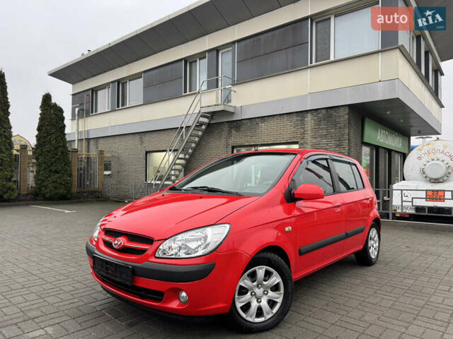 Красный Хендай Гетц, объемом двигателя 1.4 л и пробегом 143 тыс. км за 5500 $, фото 1 на Automoto.ua