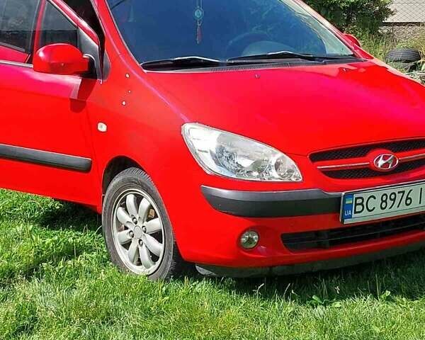 Червоний Хендай Гетц, об'ємом двигуна 1.4 л та пробігом 118 тис. км за 5500 $, фото 1 на Automoto.ua