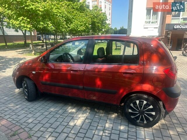 Червоний Хендай Гетц, об'ємом двигуна 1.4 л та пробігом 122 тис. км за 5150 $, фото 1 на Automoto.ua