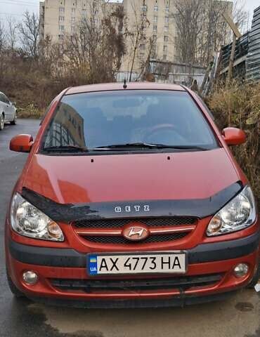 Червоний Хендай Гетц, об'ємом двигуна 1.4 л та пробігом 148 тис. км за 4500 $, фото 1 на Automoto.ua