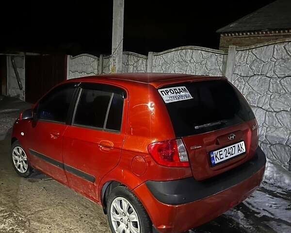 Красный Хендай Гетц, объемом двигателя 1.4 л и пробегом 146 тыс. км за 5000 $, фото 1 на Automoto.ua