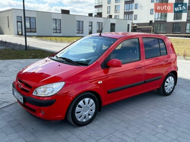 Красный Хендай Гетц, объемом двигателя 1.4 л и пробегом 150 тыс. км за 4499 $, фото 1 на Automoto.ua