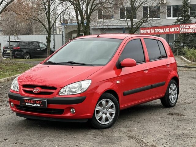 Красный Хендай Гетц, объемом двигателя 1.4 л и пробегом 149 тыс. км за 4900 $, фото 1 на Automoto.ua