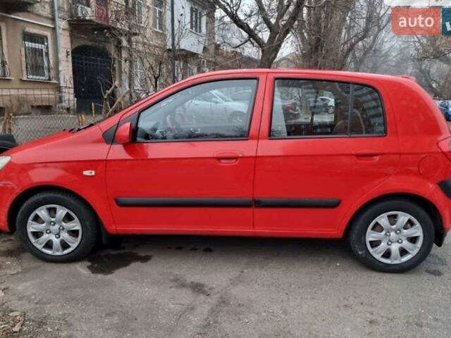 Красный Хендай Гетц, объемом двигателя 1.4 л и пробегом 154 тыс. км за 4800 $, фото 1 на Automoto.ua