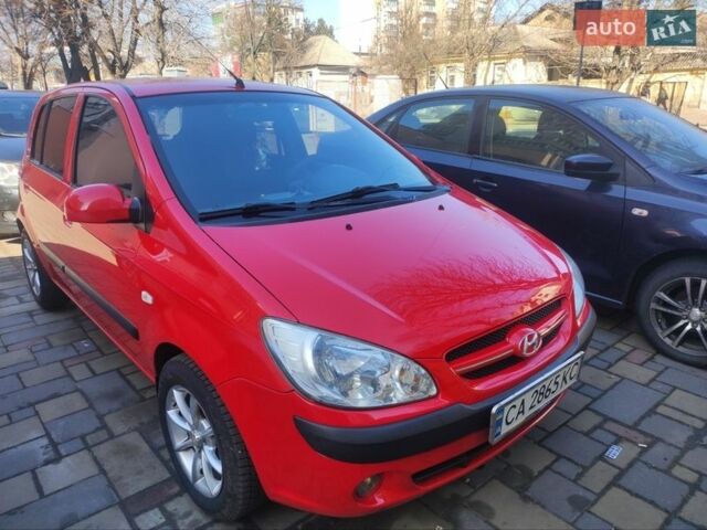 Красный Хендай Гетц, объемом двигателя 1.4 л и пробегом 151 тыс. км за 5900 $, фото 1 на Automoto.ua