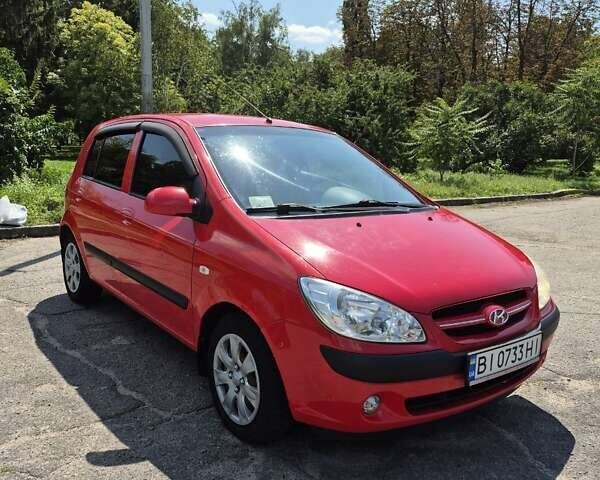 Червоний Хендай Гетц, об'ємом двигуна 1.4 л та пробігом 148 тис. км за 4300 $, фото 1 на Automoto.ua