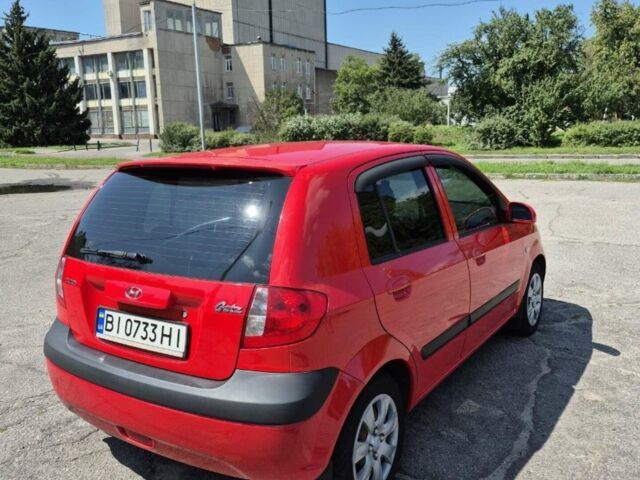 Червоний Хендай Гетц, об'ємом двигуна 1.4 л та пробігом 148 тис. км за 4100 $, фото 1 на Automoto.ua