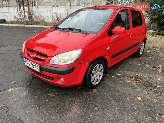 Хендай Гетц 2008 в Киеве на Automoto.ua Красный Хендай Гетц, объемом двигателя 1.4 л и пробегом 238 тыс. км за 5500 $, фото 1 на Automoto.ua