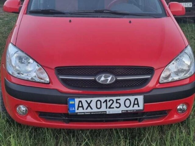 Красный Хендай Гетц, объемом двигателя 1.4 л и пробегом 103 тыс. км за 6800 $, фото 1 на Automoto.ua