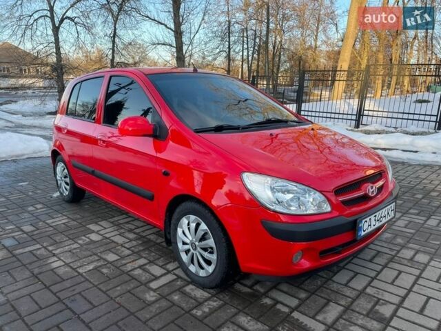 Красный Хендай Гетц, объемом двигателя 1.4 л и пробегом 224 тыс. км за 3950 $, фото 1 на Automoto.ua
