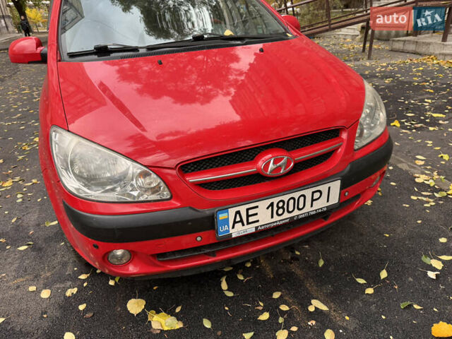 Червоний Хендай Гетц, об'ємом двигуна 1.4 л та пробігом 106 тис. км за 5200 $, фото 1 на Automoto.ua