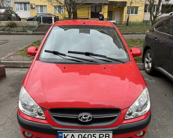 Красный Хендай Гетц, объемом двигателя 1.4 л и пробегом 179 тыс. км за 6700 $, фото 1 на Automoto.ua