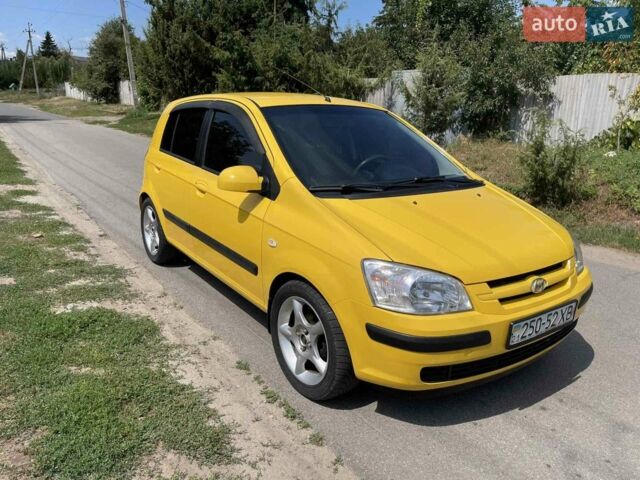 Жовтий Хендай Гетц, об'ємом двигуна 1.2 л та пробігом 167 тис. км за 3600 $, фото 1 на Automoto.ua