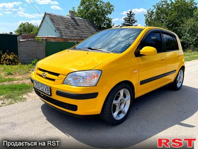 Жовтий Хендай Гетц, об'ємом двигуна 1.1 л та пробігом 167 тис. км за 3600 $, фото 1 на Automoto.ua