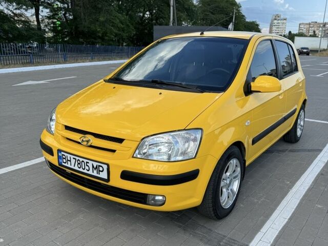 Желтый Хендай Гетц, объемом двигателя 1.3 л и пробегом 160 тыс. км за 5350 $, фото 1 на Automoto.ua
