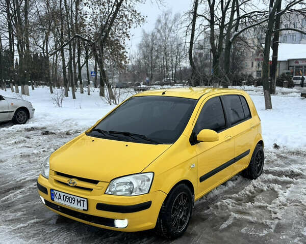 Жовтий Хендай Гетц, об'ємом двигуна 1.3 л та пробігом 220 тис. км за 2950 $, фото 1 на Automoto.ua