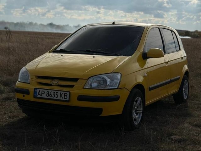 Жовтий Хендай Гетц, об'ємом двигуна 1.1 л та пробігом 236 тис. км за 2700 $, фото 1 на Automoto.ua