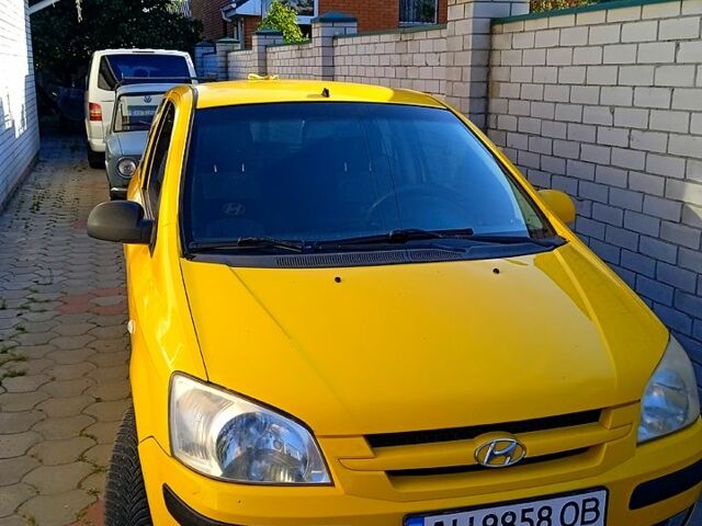 Жовтий Хендай Гетц, об'ємом двигуна 1.1 л та пробігом 200 тис. км за 2499 $, фото 1 на Automoto.ua