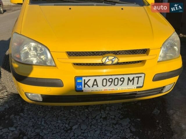 Жовтий Хендай Гетц, об'ємом двигуна 1.3 л та пробігом 220 тис. км за 3000 $, фото 1 на Automoto.ua