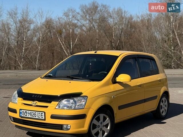 Желтый Хендай Гетц, объемом двигателя 1.59 л и пробегом 208 тыс. км за 5200 $, фото 1 на Automoto.ua