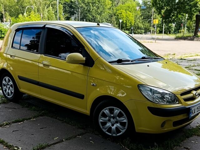 Желтый Хендай Гетц, объемом двигателя 1.4 л и пробегом 154 тыс. км за 6033 $, фото 1 на Automoto.ua