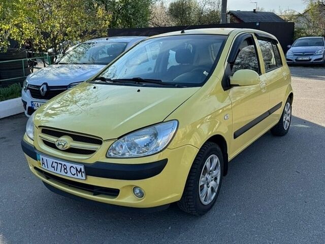 Жовтий Хендай Гетц, об'ємом двигуна 1.4 л та пробігом 175 тис. км за 5300 $, фото 1 на Automoto.ua