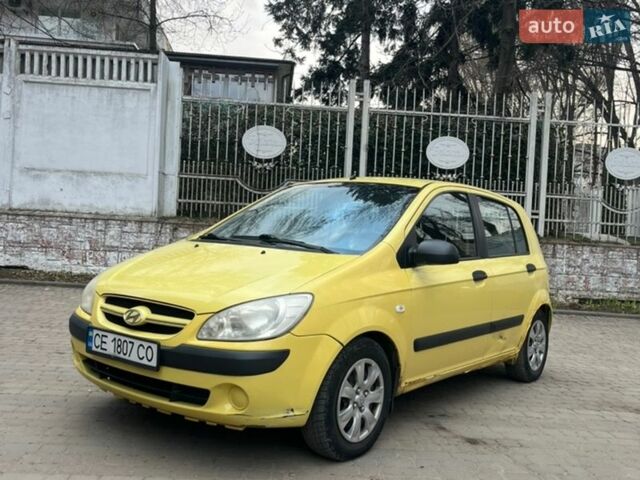 Желтый Хендай Гетц, объемом двигателя 1.4 л и пробегом 289 тыс. км за 2222 $, фото 1 на Automoto.ua