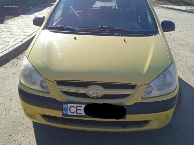 Желтый Хендай Гетц, объемом двигателя 1.4 л и пробегом 280 тыс. км за 2799 $, фото 1 на Automoto.ua
