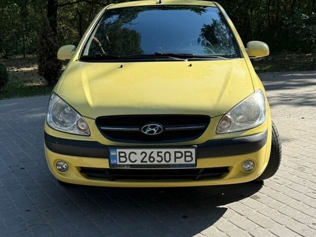 Желтый Хендай Гетц, объемом двигателя 1.4 л и пробегом 158 тыс. км за 5500 $, фото 1 на Automoto.ua